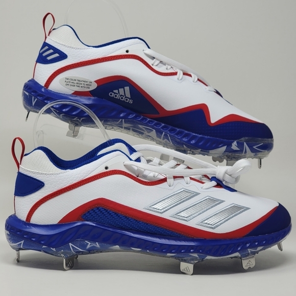 Adidas Icon 6 Bounce USA All Star Game Baseball Cleats Mens Size 13 GZ045 New - Picture 2 of 9